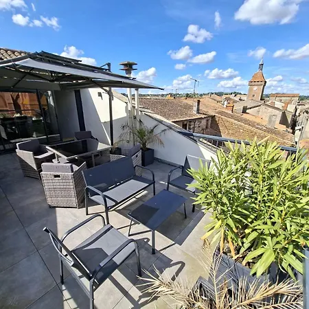 Stelina Altana - Duplex - Terrasse - Balneo - Climatisation - Hypercentre Apartmán Villeneuve-sur-Lot